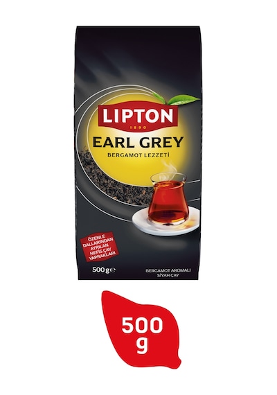 Lipton Earl Grey Bergamot Aromalı Siyah Dökme Çay 500 G