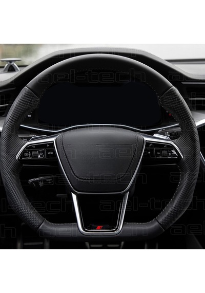 Audi A6 12.3 İnç Direksiyon Arkası Gösterge Panel Uyumlu 9h Nano Ekran Koruyucu