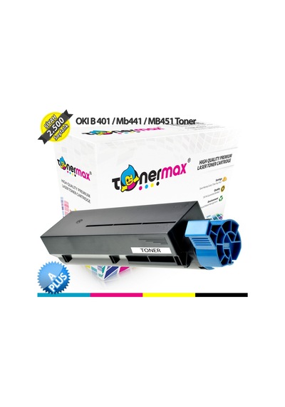 Tonermax Oki B401 / Mb411 / Mb441 / Mb451 / 44992404 A Plus Uyumlu Toneri