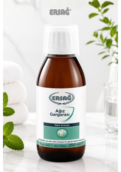Ersağ Nane Aromalı Ağız Gargarası 200 ML