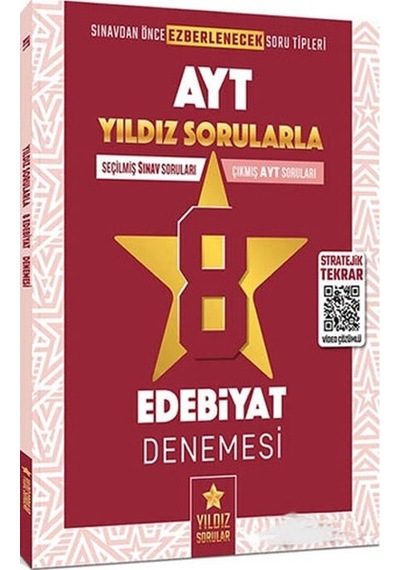 AYT Edebiyat 8 Deneme -  Yıldız Sorular Yayınları