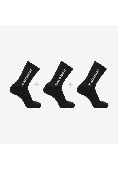 Salomon Everyday Crew 3-pack Çorap-27418 Siyah-siyah-siyah