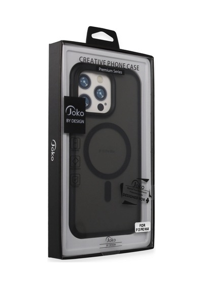 Joko Apple İphone 15 Pro Toras Airbag Magsafe Kapak - Siyah 0.2M-Çok Renkli