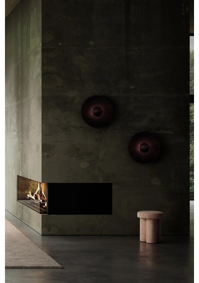 101 Copenhagen Dusk Wall Lamp Burned Black Alüminyum, Dekoratif Tasarım Duvar Aydınlatma Aplikler Yanmış Siyah