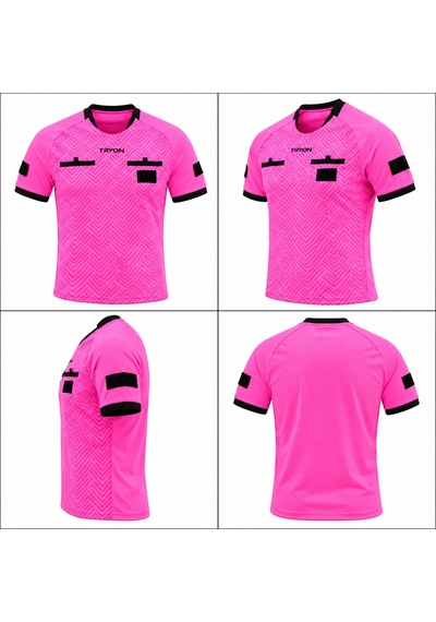 Tryon Hakem Forması Neon Pembe Çok Renkli