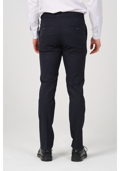 Slim Fit Erkek Kumaş Pantolon Lacivert