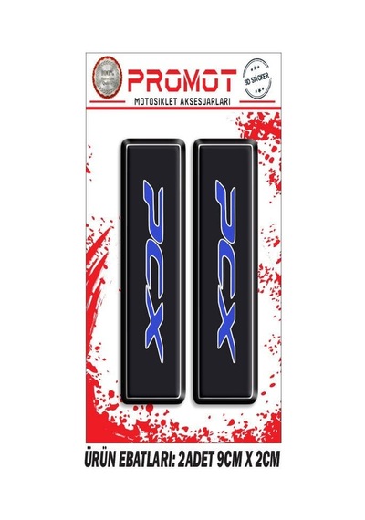 Pcx Tasarımlı Ön Maşa Damla Sticker 04 Diğer