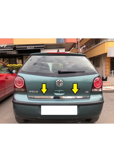 Volkswagen Polo Krom Bagaj Alt Çıtası Paslanmaz Çelik 2006-2010 N11.11501