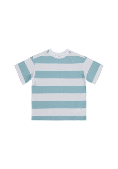 Civil Boys Basic Çizgili 10-13 Yaş Tişört - Mavi