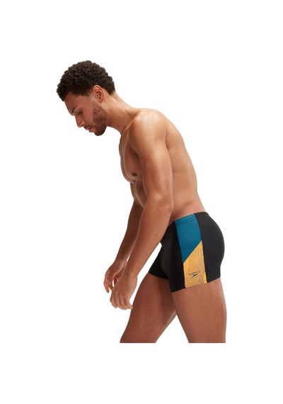 Speedo Dive Splice Aquashort Erkek Yüzücü Mayosu Siyah