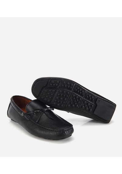 Hotiç Erkek Deri Siyah Fiyonk Detaylı Günlük Loafer 02ayh319940a100 02ayh319940a100 Siyah