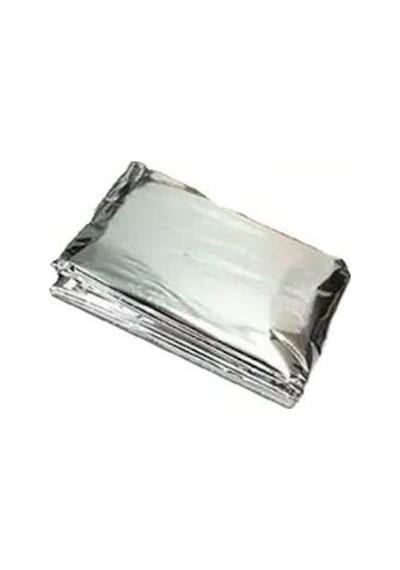 Yanık Battaniyesi / Termal Örtü Sarı/gümüş 90cm X 120 Mt Gri