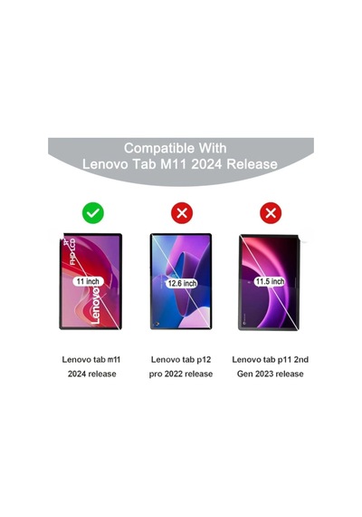 Lenovo Tab M11 /tab K11 11inç 2024 İçin Uyumlu El Tutamaçlı Standlı Deri Tasarım Kılıf Arka Kapak Lenovo Tab M11 /tab K11 11inç 2024 İçin Uyumlu El Tutamaçlı Standlı Deri Tasarım Kılıf Arka Kapak