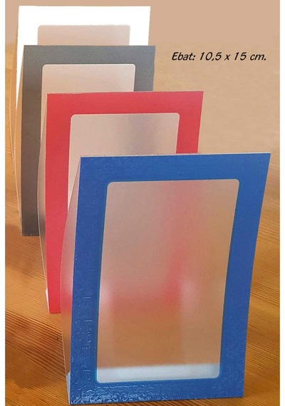 Fotoğraf Çerçevesi Pvc, Ayaklı, Dikey 4'lü Set