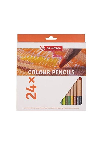 Talens Art Creation Colour Pencil Set 24 Colours Çok Renkli