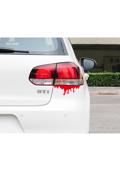 Kan Izi Araba Yapıştırma Sticker