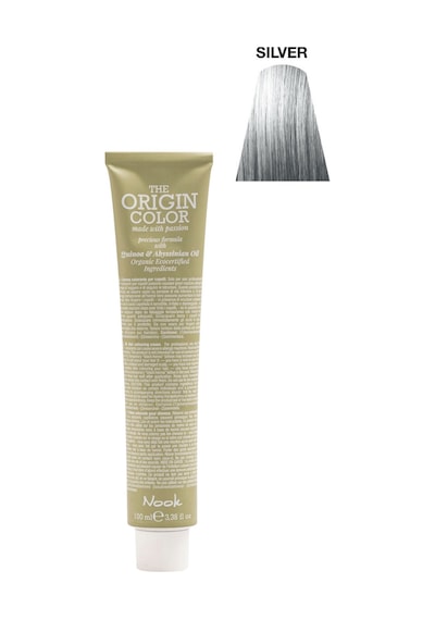 Nook Origin Color Profesyonel Saç Boyası 100 ML Sarılaşma Karşıtı Küllü Gri Gümüş