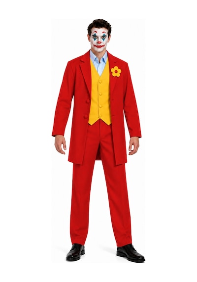 Joker Kostümü Kırmızı Yetişkin