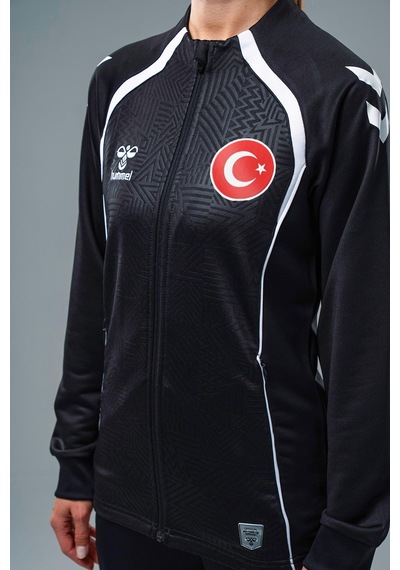 Hummel Target Milli Takım Kamp Eşofman Üstü Siyah