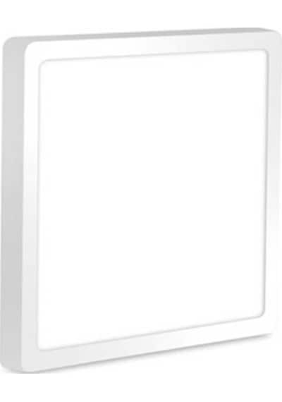 Forlife 24 Watt Sıva Üstü Kare Led Panel Armatür Beyaz Işık Beyaz