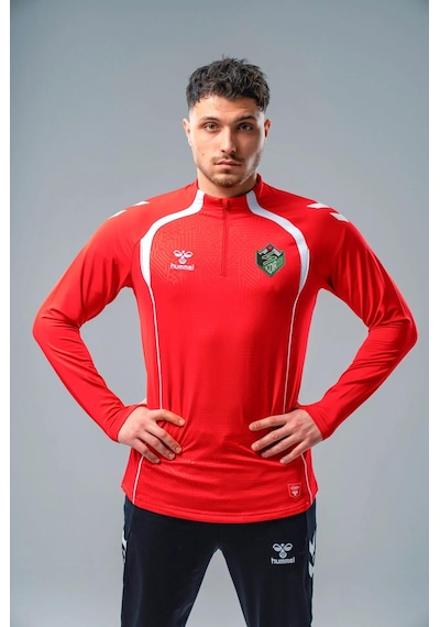 Hummel Iğdır Fk Target Antrenman Eşofman Üst Kırmızı Sponsorlu