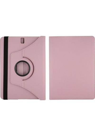 Samsung Uyumlu Galaxy T820 Tab S3 Için Nettech 0.7 Mm Suni Deri 360 Kapa