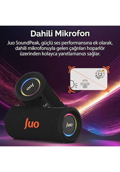 Juo Soundpeak Force 60w Rgb Bluetooth Hoparlör Kablosuz Taşınabilir Speaker