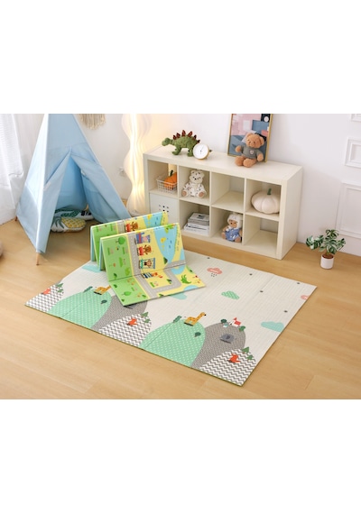 MooieBaby's Funny Zoo Katlanabilir Oyun Matı Oyun Halısı 150 x 180 x 1 CM