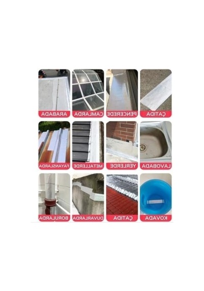 Su Geçirmez Alüminyum Folyo Bant - 5 Cm X 2 Metre, Yüksek Sıcaklık Dayanımı