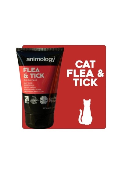 Animology Flea Tick Kediler İçin Kene Ve Pire Kovucu Şampuan 125 Ml