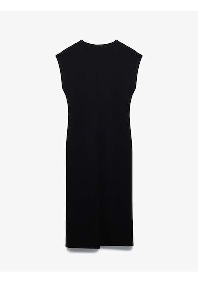 Koton Bürümcük Kumaş Slim Fit Kolsuz Midi Boy V Yaka Bodycon Elbise Siyah 5sak80329ek Siyah Koton Bürümcük Kumaş Slim Fit Kolsuz Midi Boy V Yaka Bodycon Elbise Siyah 5sak80329ek Siyah