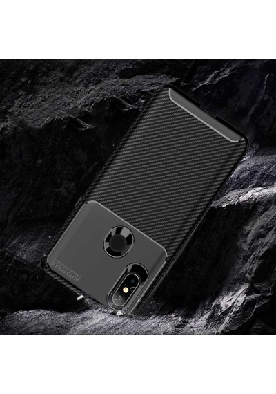 Xiaomi Mi Mix 3 Kilif Karbon Silikon Case 389460811