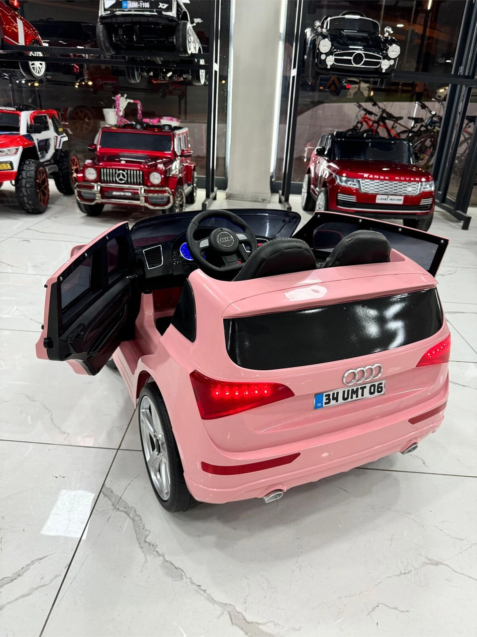 Oyuncaksepeti Öykü Bebek Dünyası Audi Suv O-7 Yaş 12 Volt Pembe