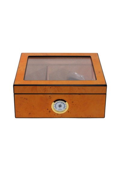 Premiumquality Reina Taba Desenli Sedir Humidor Puro Kutusu - Tr8790