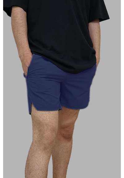 Nature The Brand Lacivert Unisex Fitness Ve Gym Şortu Mavi
