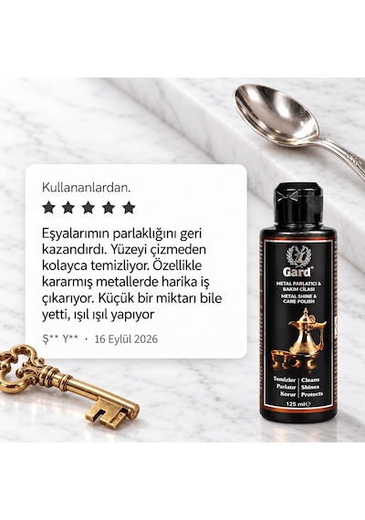 Gard Metal Parlatıcı & Bakım Cilası 125 ML