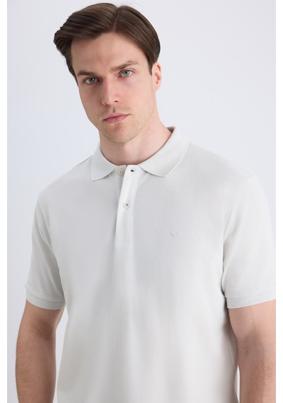 D's Damat Ds Damat Regular Fit Taş Pike Dokulu %100 Pamuklu T-shirt 4hc140211213m S01