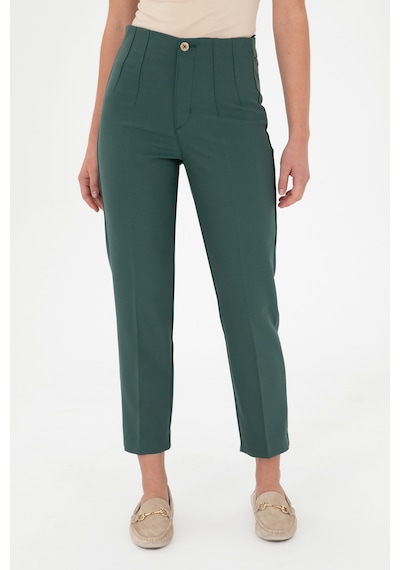 U.s. Polo Assn. Kadın Koyu Yeşil Pantolon Kanvas-chino 50290404-vr079 Koyu Yeşil