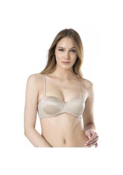 Fabony Bayan Basic Dolu Cup Dolgulu Destekli Straplez Sütyen 3010