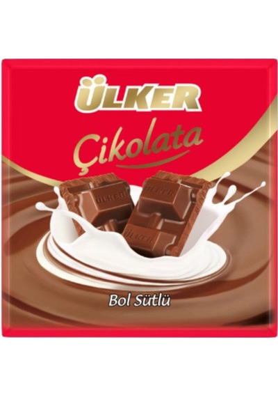 Ülker Bol Sütlü Kare Çikolata 12 x 60 G
