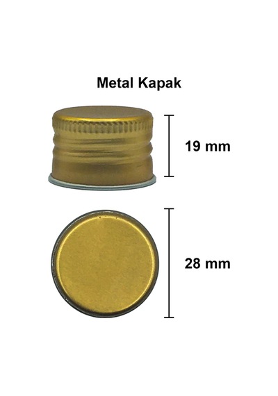 Afracam Cold Brew Yassı Şeffaf 200 ML Beyaz Kapaklı Cam Şişe 15 Adet