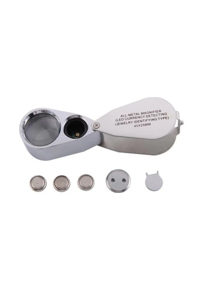 Kontrol, Için Özel Kutulu Metal Işıklı Lup 40x25 65a00