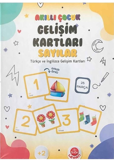 Bu-bu Akıllı Çocuk Gelişim Kartları Sayılar