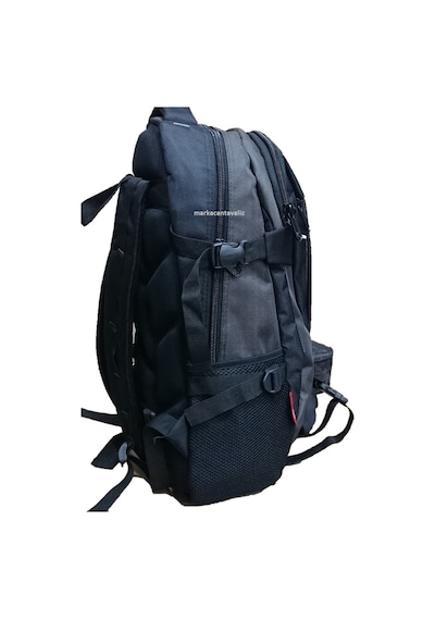 Büyük Boy Sırt Çantası Laptop Bölmeli 45lt Hacim 17.3 - 18" Lapto Siyah