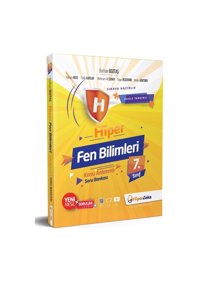 7. Sınıf Hiper Fen Bilimleri Konu Anlatımlı & Soru Bankası | Burh