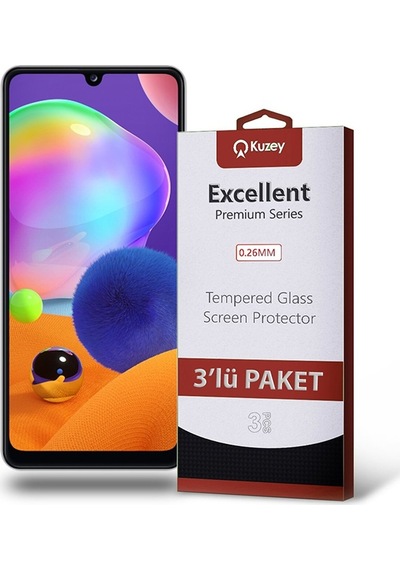 Samsung Uyumlu Galaxy A31 Ekran Koruyucu Cam 3 Adet Ekonomik Paket (552805961) 20 Tl Fark Ile Apple  iPhone Hızlı Şarj Kablosu