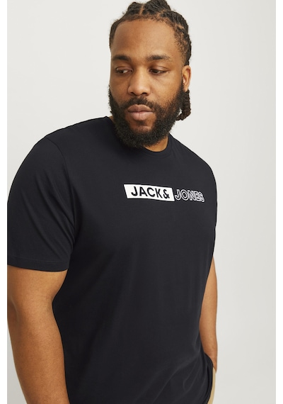 Jack & Jones Erkek T Shirt 12243630 Siyah Siyah