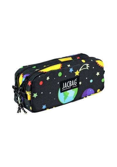 Jacbag Dual Pouch-iki Bölmeli Kalem Kutusu-galaksi Renk:galaksi