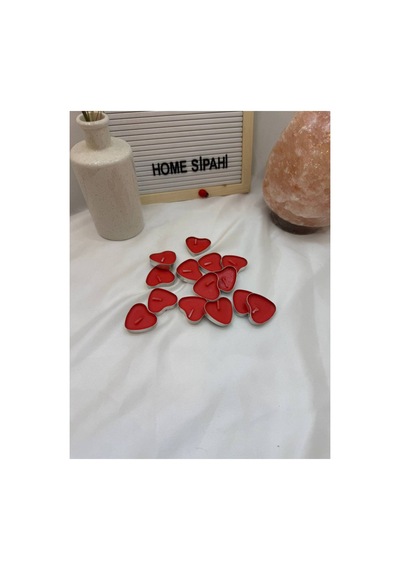 Tealight Mum 15 Adet Kalpli Kırmızı