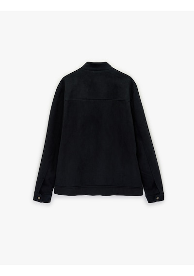 Koton Uzun Kollu Dik Yaka Cepli Fermuarlı Slim Fit Suni Süet Bomber Ceket Lacivert 6sam20026hw Koton Uzun Kollu Dik Yaka Cepli Fermuarlı Slim Fit Suni Süet Bomber Ceket Lacivert 6sam20026hw